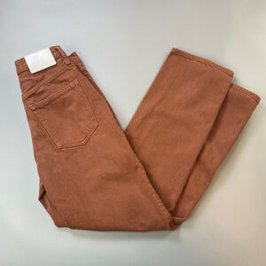 Denim Forum High Rise Jeans in Rust